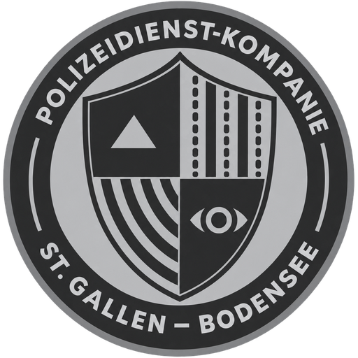 Abzeichen Polizeidienst-Kompanie St. Gallen – Bodensee